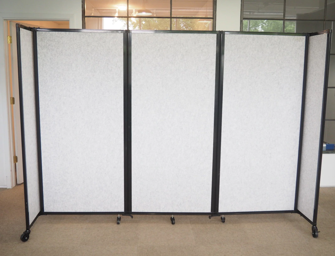 Premium SoundSorb Room Divider 360® — 6' high x 25' wide