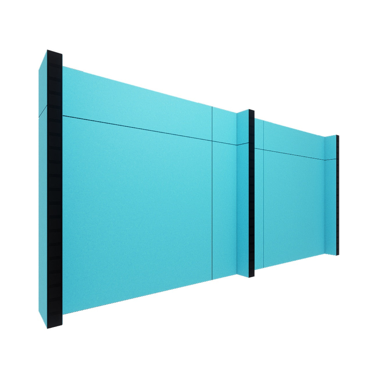 EverPanel® Simple Wall Kit - Black Trim