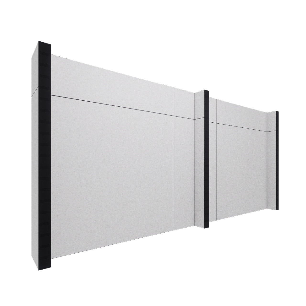 EverPanel® Simple Wall Kit - Black Trim