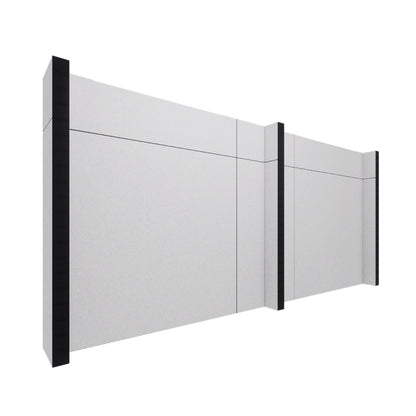 EverPanel® Simple Wall Kit - Black Trim
