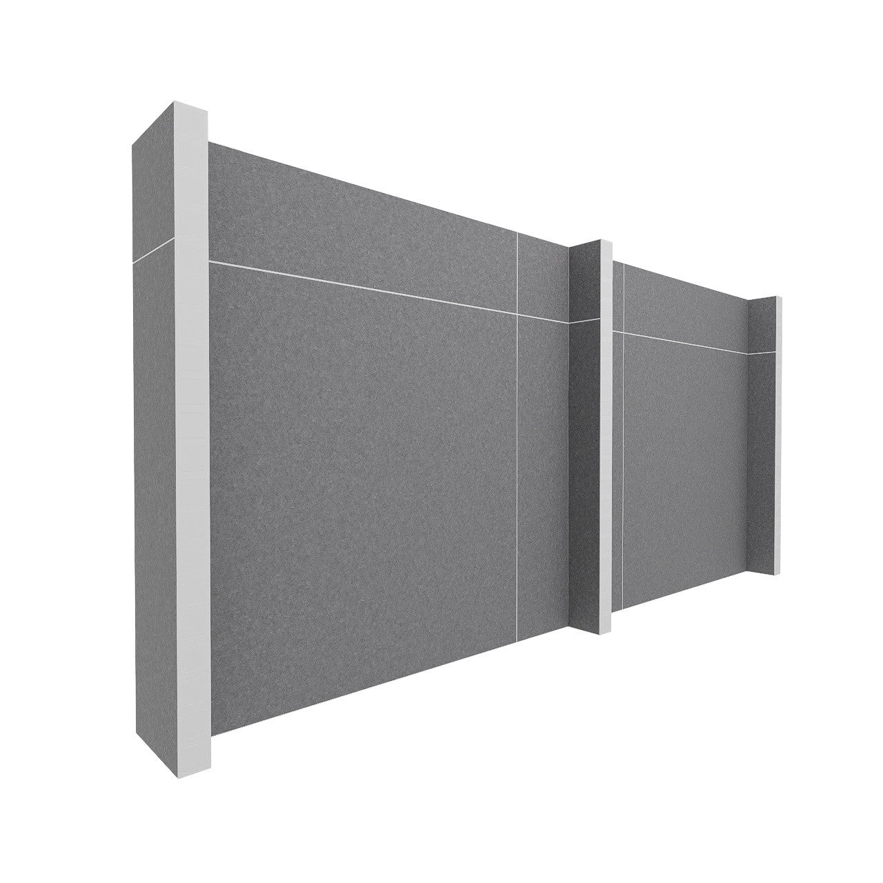 EverPanel® Simple Wall Kit - White Trim