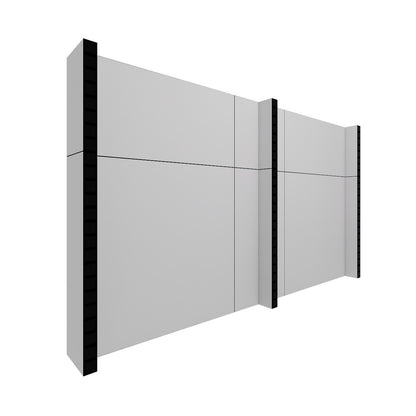 EverPanel® Simple Wall Kit - Black Trim