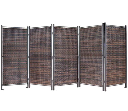 Folding Outdoor Wicker Partition