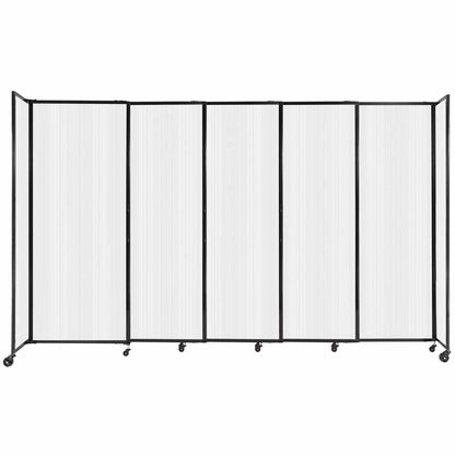 Polycarbonate StraightWall Sliding Portable Partition