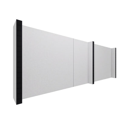 EverPanel® Simple Wall Kit - Black Trim
