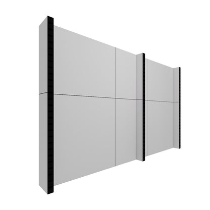 EverPanel® Simple Wall Kit - Black Trim