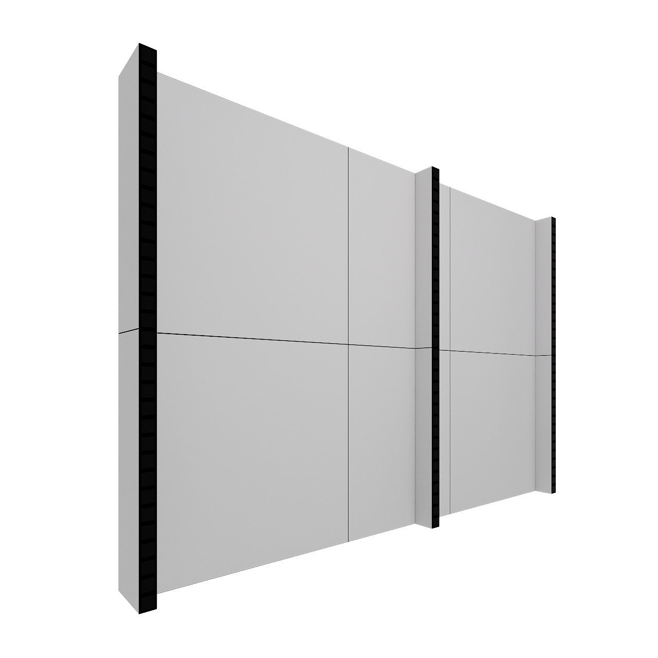 EverPanel® Simple Wall Kit - Black Trim