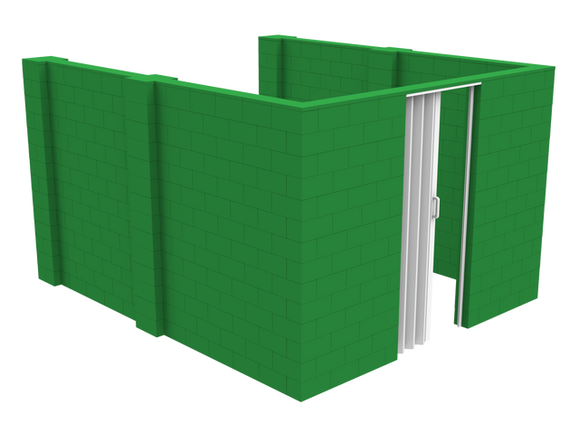 EverBlock® U-Shaped Room