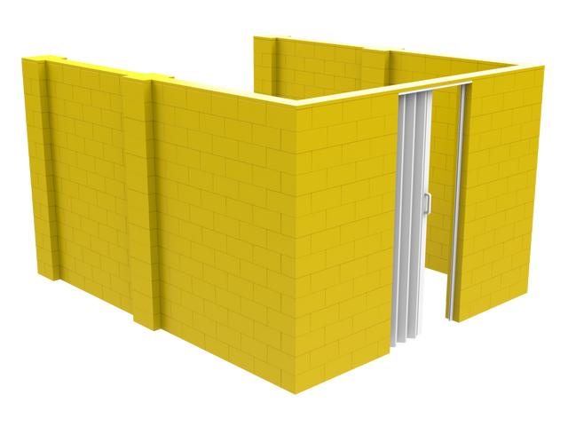 EverBlock® U-Shaped Room