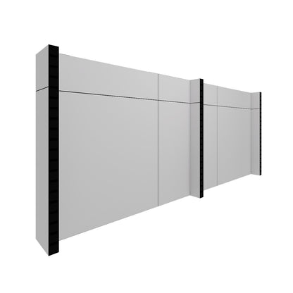 EverPanel® Simple Wall Kit - Black Trim