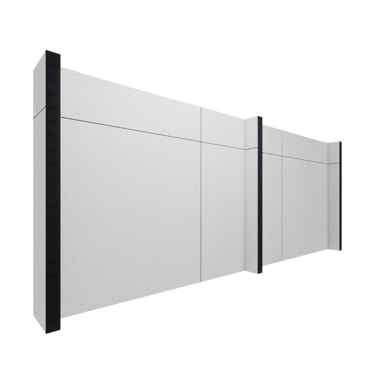 EverPanel® Simple Wall Kit - Black Trim
