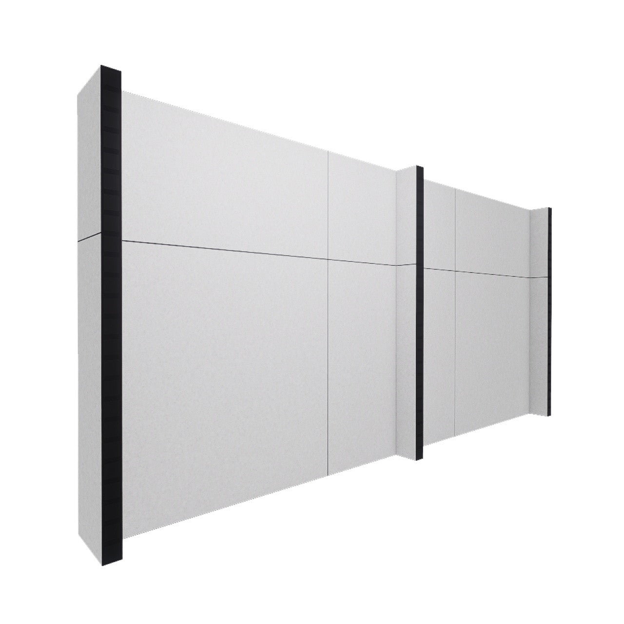 EverPanel® Simple Wall Kit - Black Trim