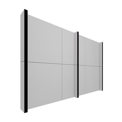 EverPanel® Simple Wall Kit - Black Trim