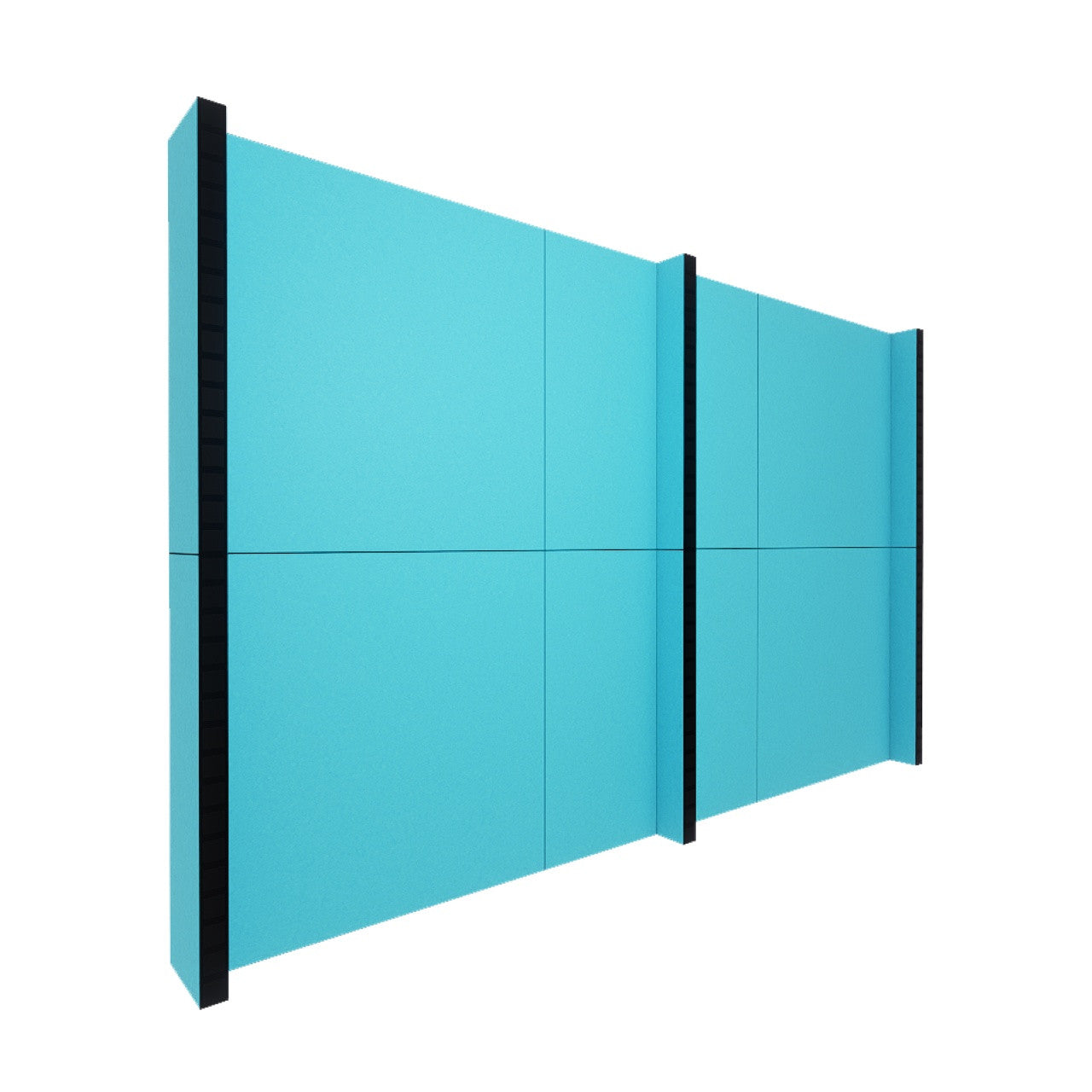 EverPanel® Simple Wall Kit - Black Trim
