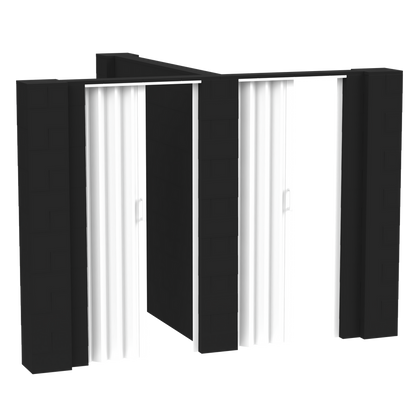 EverBlock® T-Shaped Wall Kit With Doors