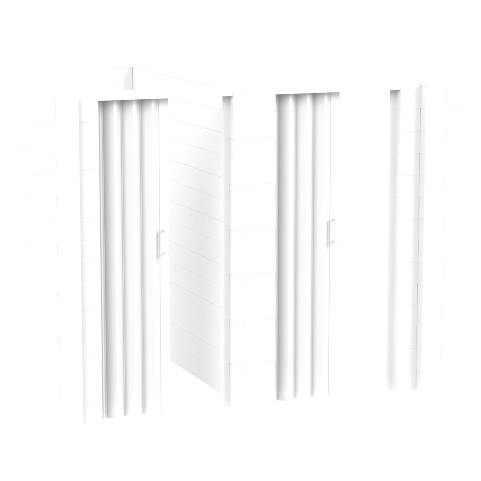 EverBlock® T-Shaped Wall Kit With Doors