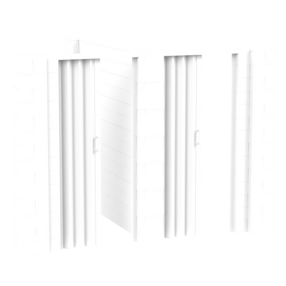 EverBlock® T-Shaped Wall Kit With Doors