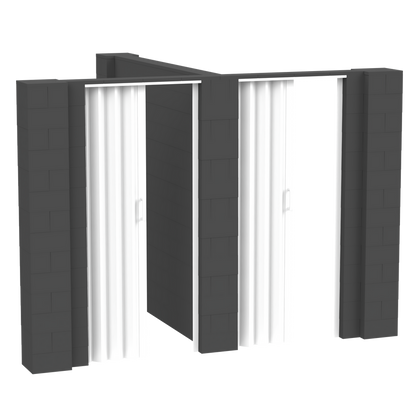 EverBlock® T-Shaped Wall Kit With Doors
