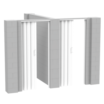 EverBlock® T-Shaped Wall Kit With Doors