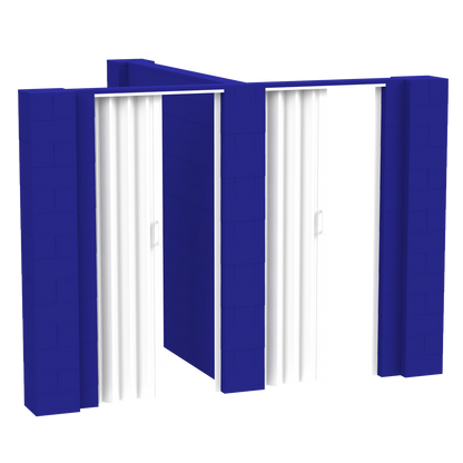 EverBlock® T-Shaped Wall Kit With Doors