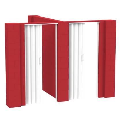 EverBlock® T-Shaped Wall Kit With Doors