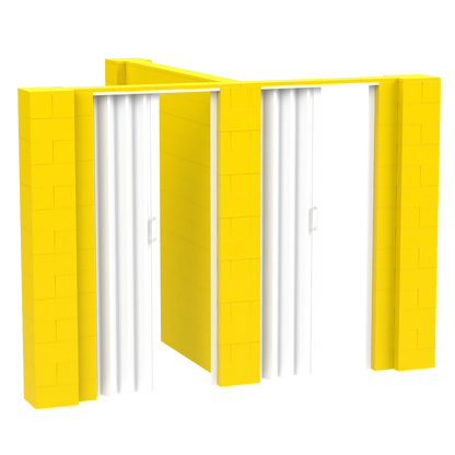 EverBlock® T-Shaped Wall Kit With Doors