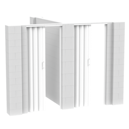 EverBlock® T-Shaped Wall Kit With Doors