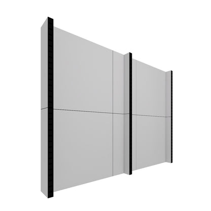 EverPanel® Simple Wall Kit - Black Trim