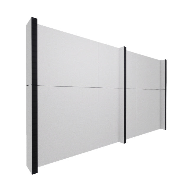 EverPanel® Simple Wall Kit - Black Trim