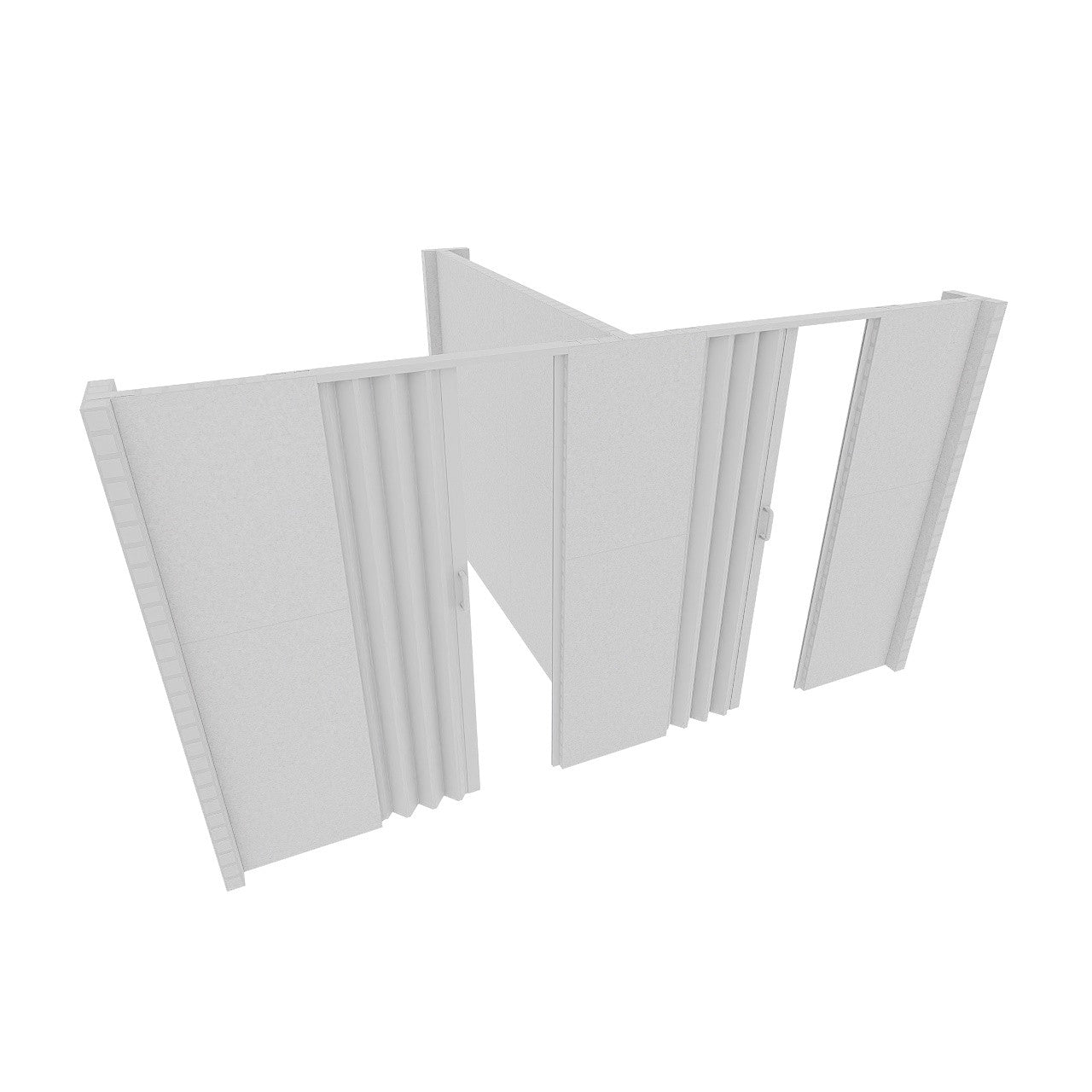 EverPanel® T-Shaped Wall Kit with 2 Doors