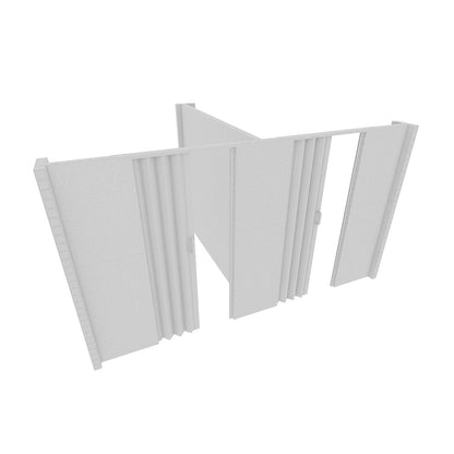 EverPanel® T-Shaped Wall Kit with 2 Doors