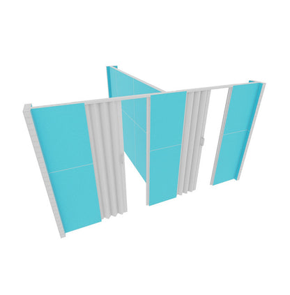 EverPanel® T-Shaped Wall Kit with 2 Doors