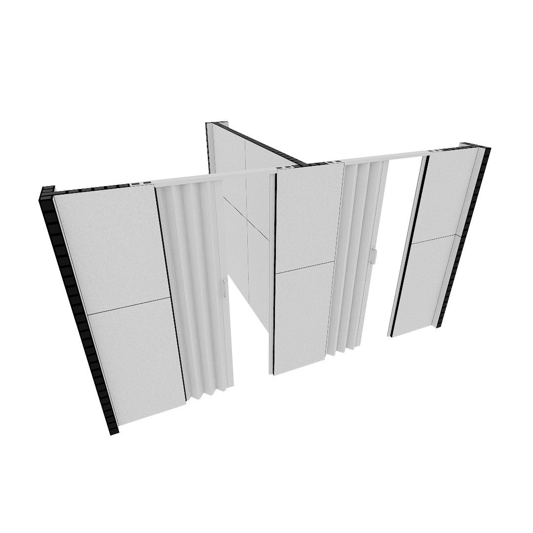 EverPanel® T-Shaped Wall Kit with 2 Doors