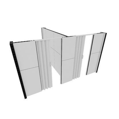 EverPanel® T-Shaped Wall Kit with 2 Doors