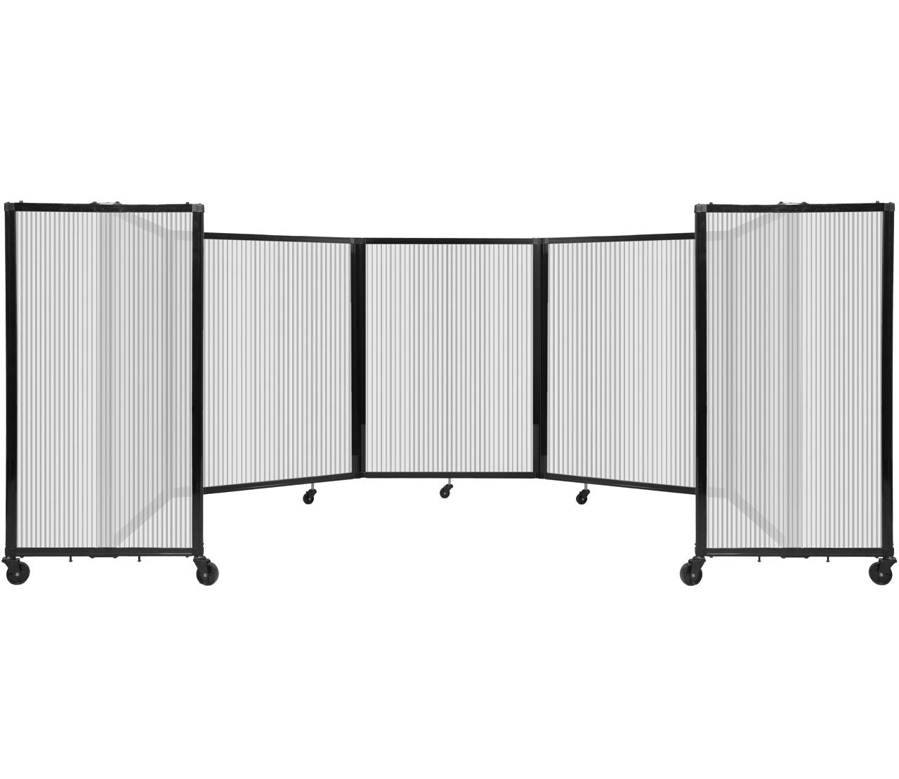 Polycarbonate Room Divider 360 Folding Portable Partition