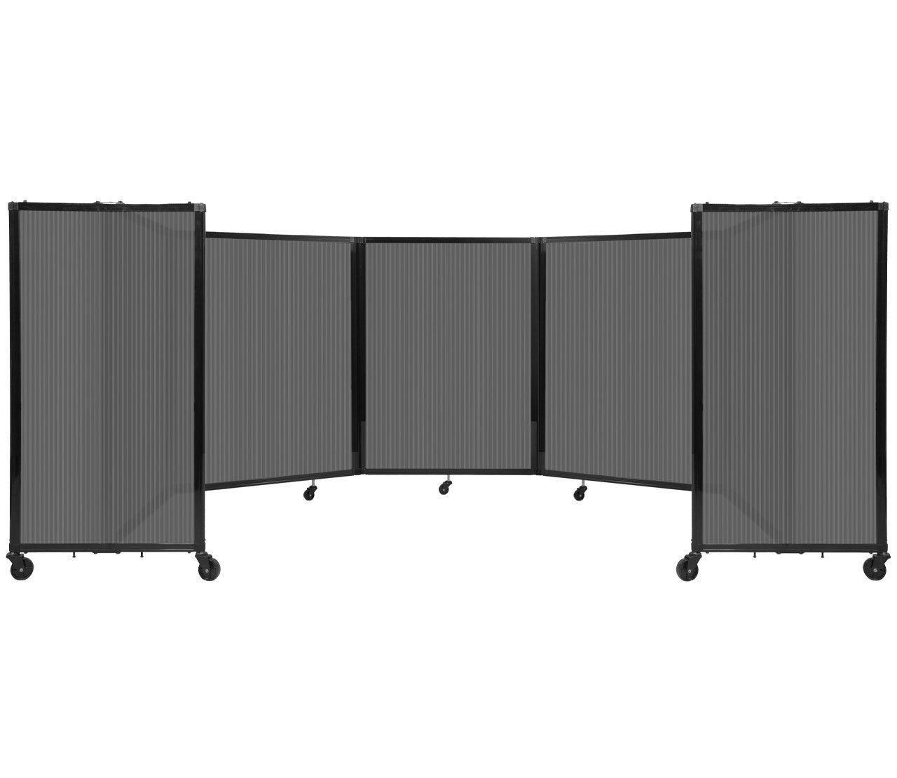 Polycarbonate Room Divider 360 Folding Portable Partition