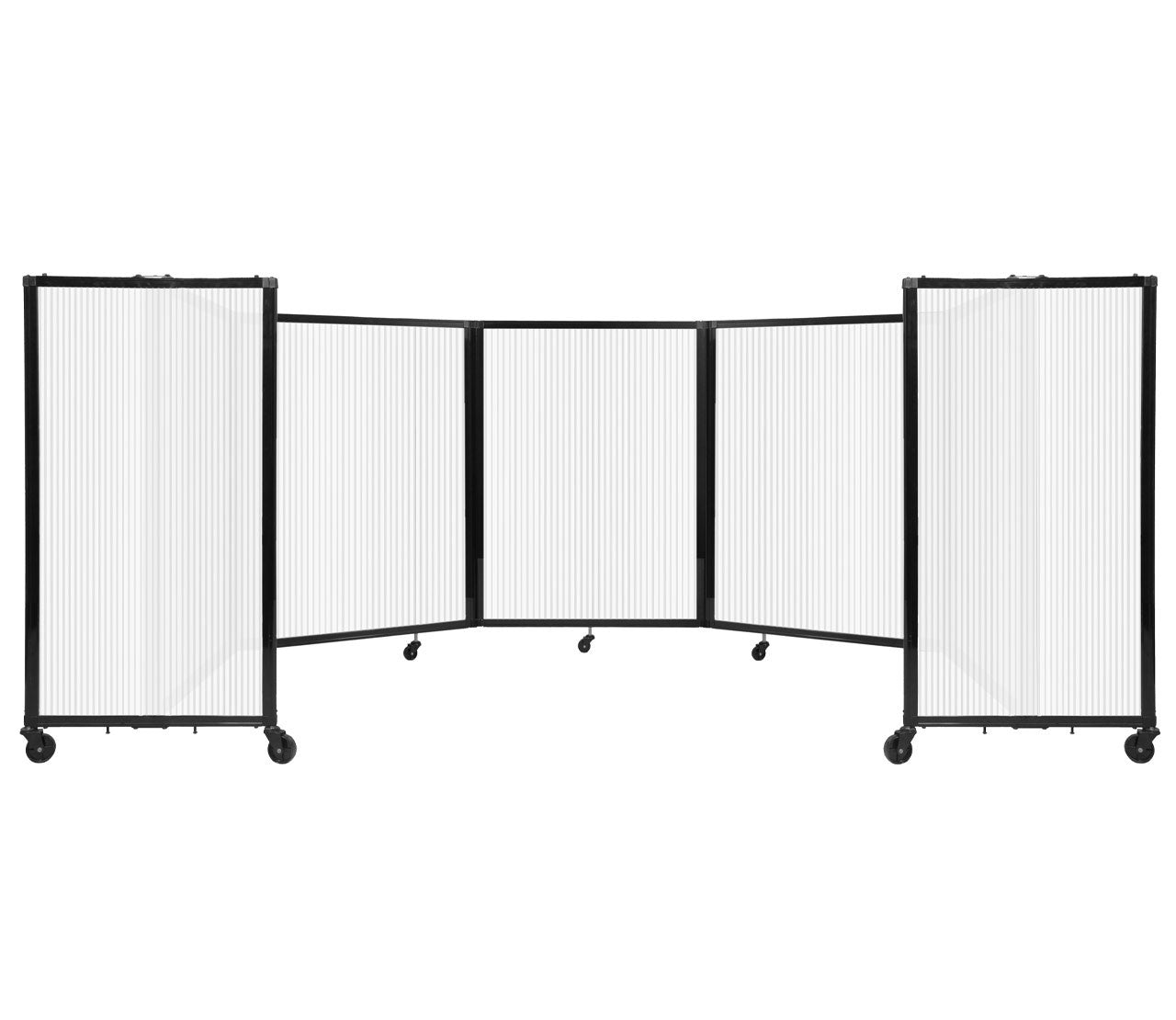Polycarbonate Room Divider 360 Folding Portable Partition