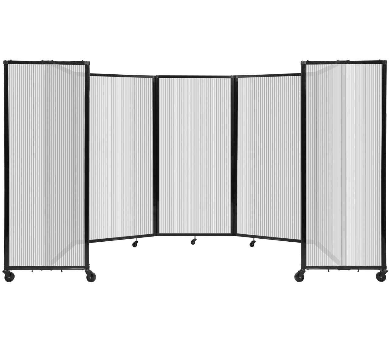 Polycarbonate Room Divider 360 Folding Portable Partition