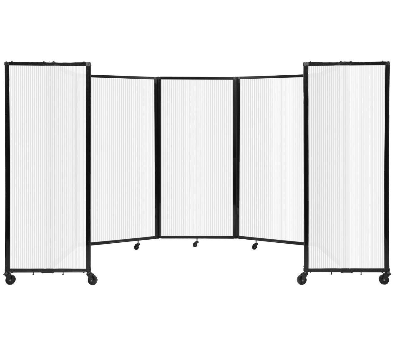 Polycarbonate Room Divider 360 Folding Portable Partition