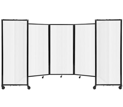 Polycarbonate Room Divider 360 Folding Portable Partition