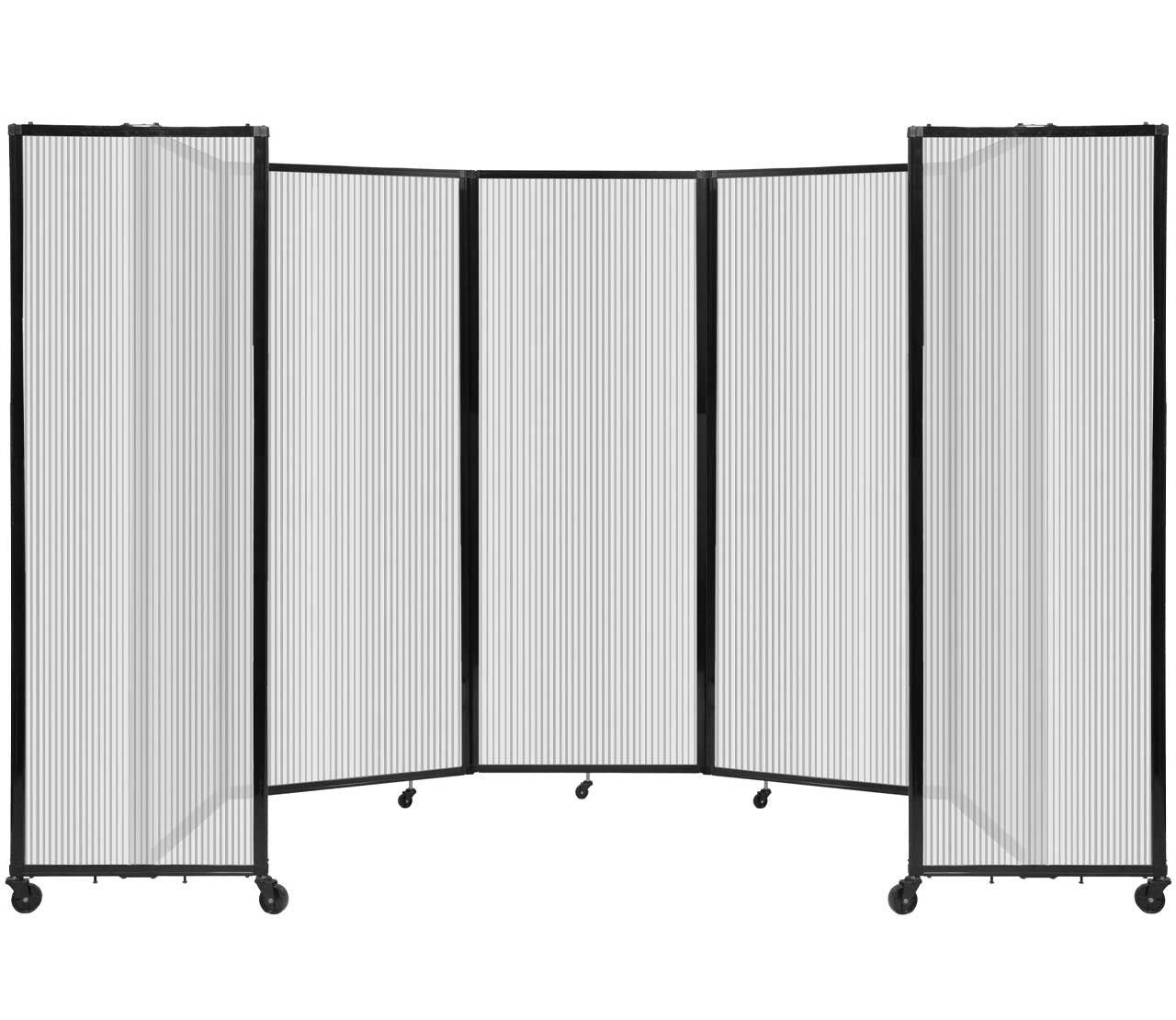 Polycarbonate Room Divider 360 Folding Portable Partition