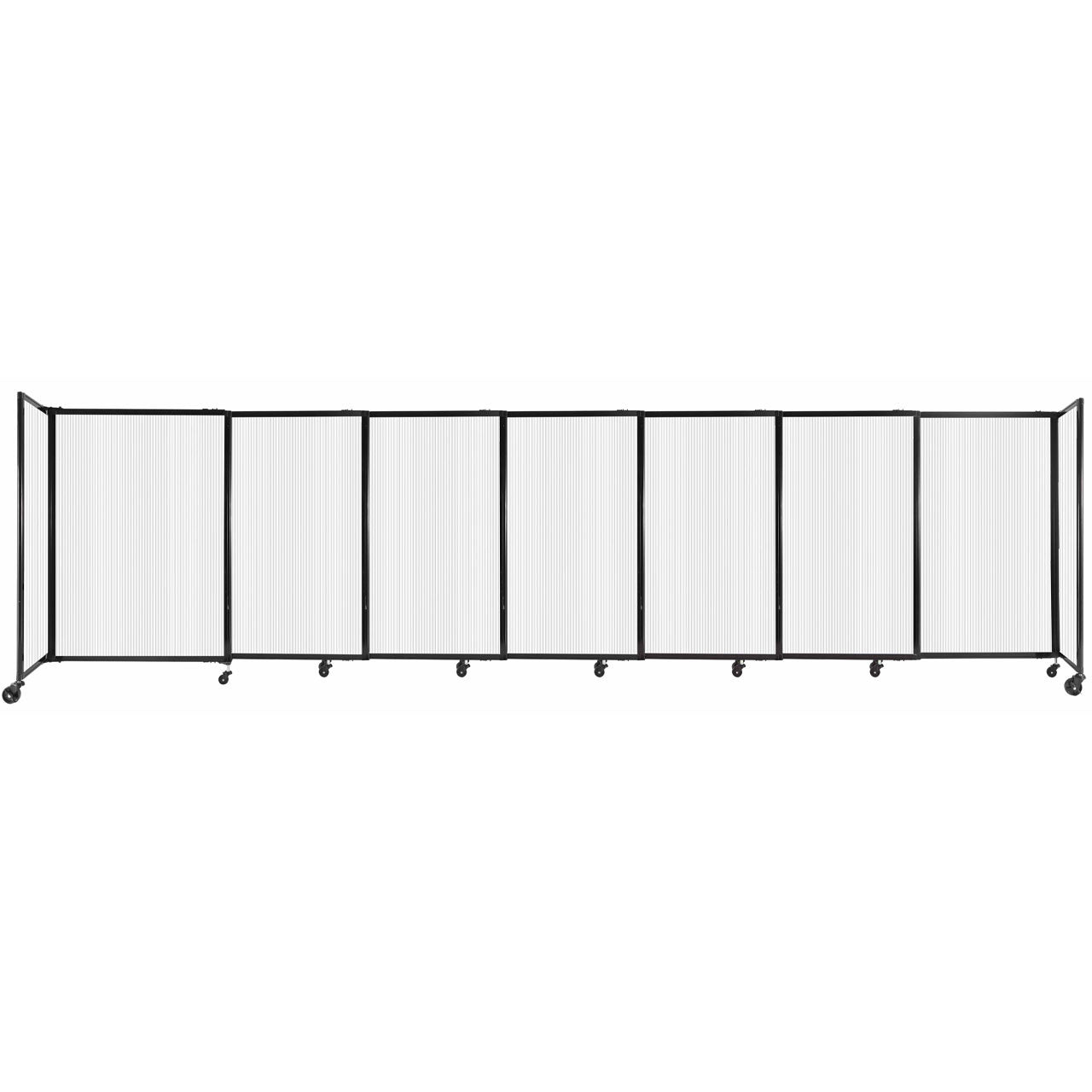 Polycarbonate StraightWall Sliding Portable Partition