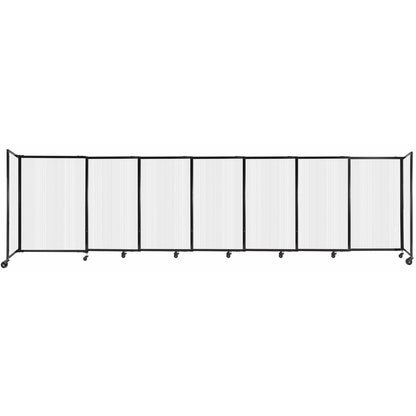 Polycarbonate StraightWall Sliding Portable Partition