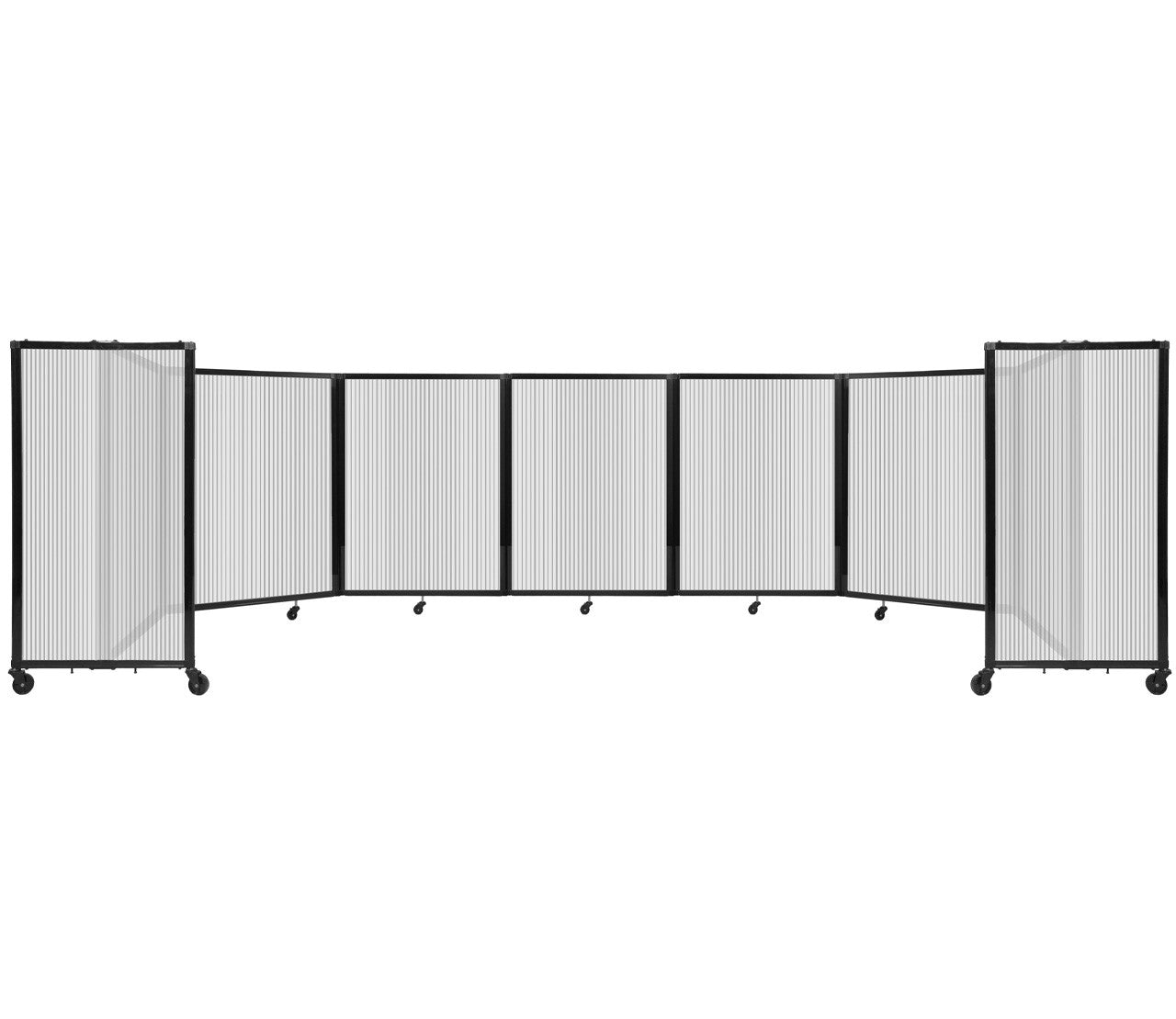 Polycarbonate Room Divider 360 Folding Portable Partition