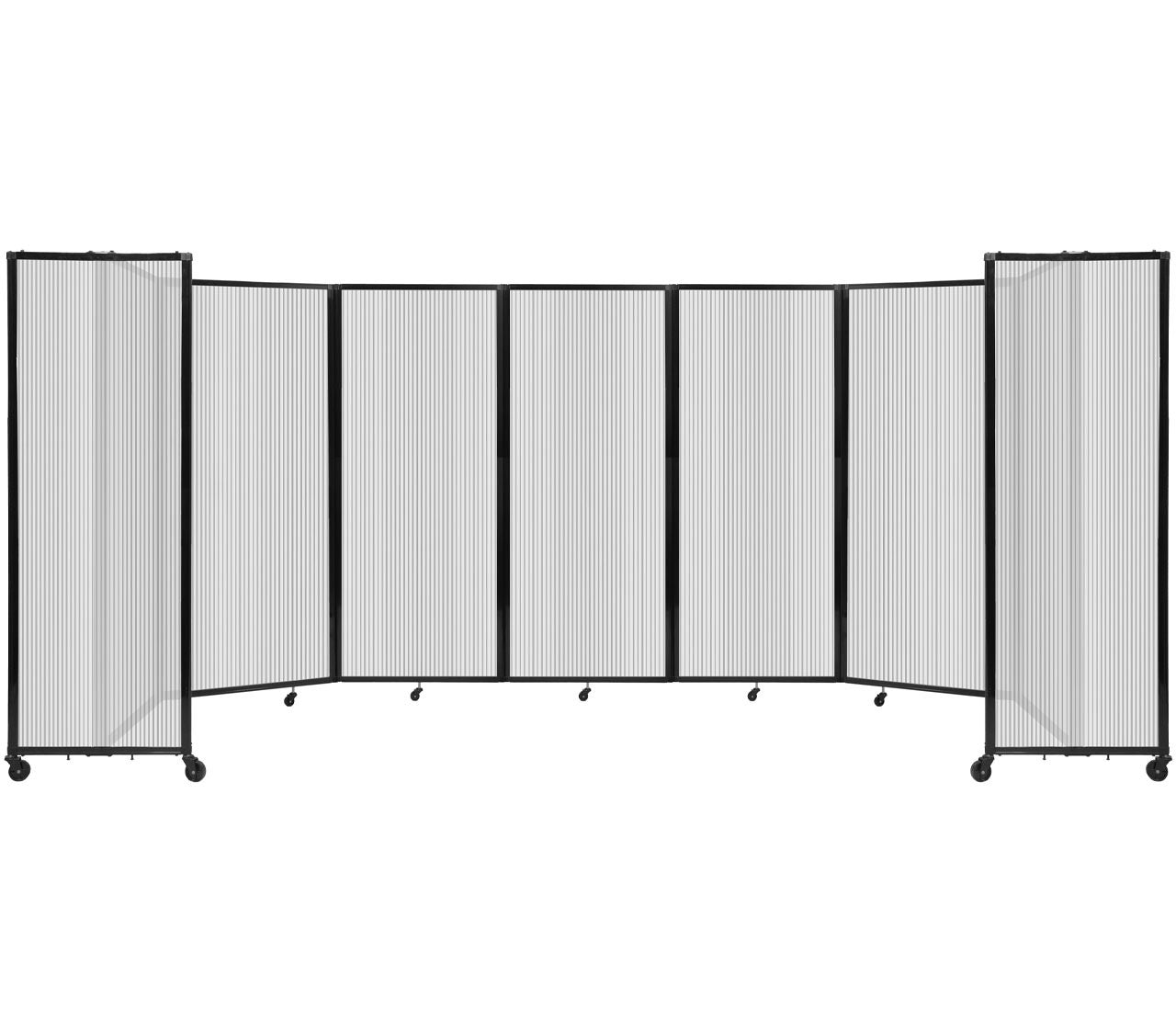 Polycarbonate Room Divider 360 Folding Portable Partition