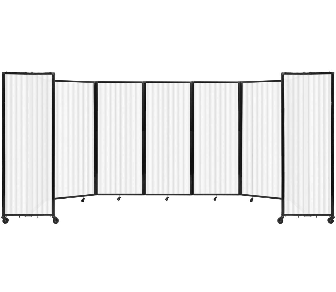 Polycarbonate Room Divider 360 Folding Portable Partition