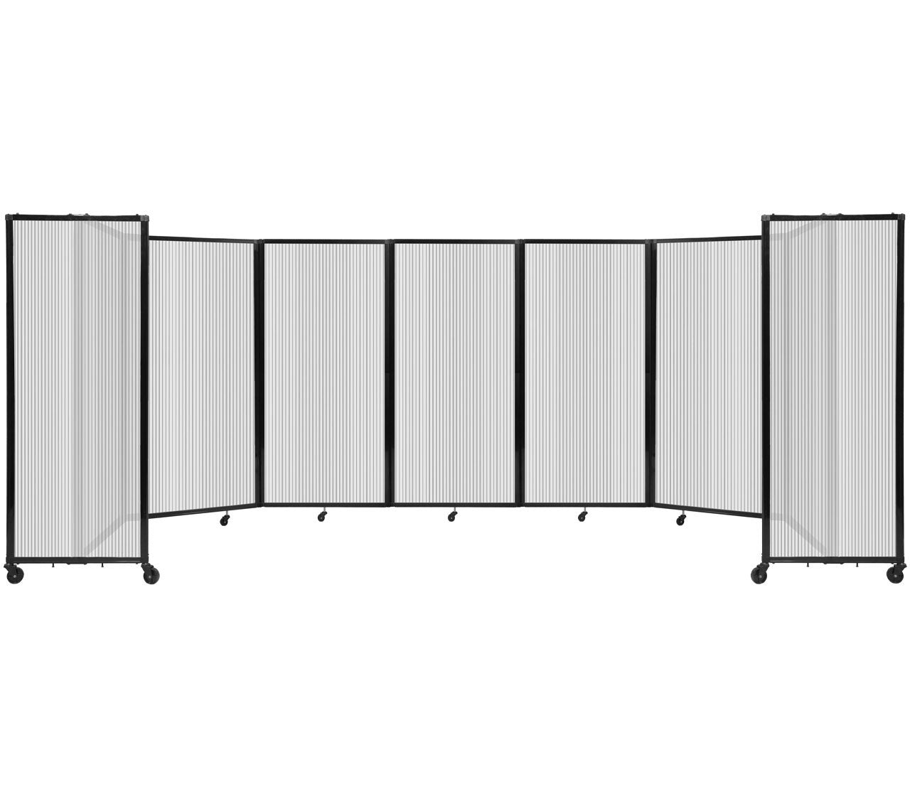 Polycarbonate Room Divider 360 Folding Portable Partition