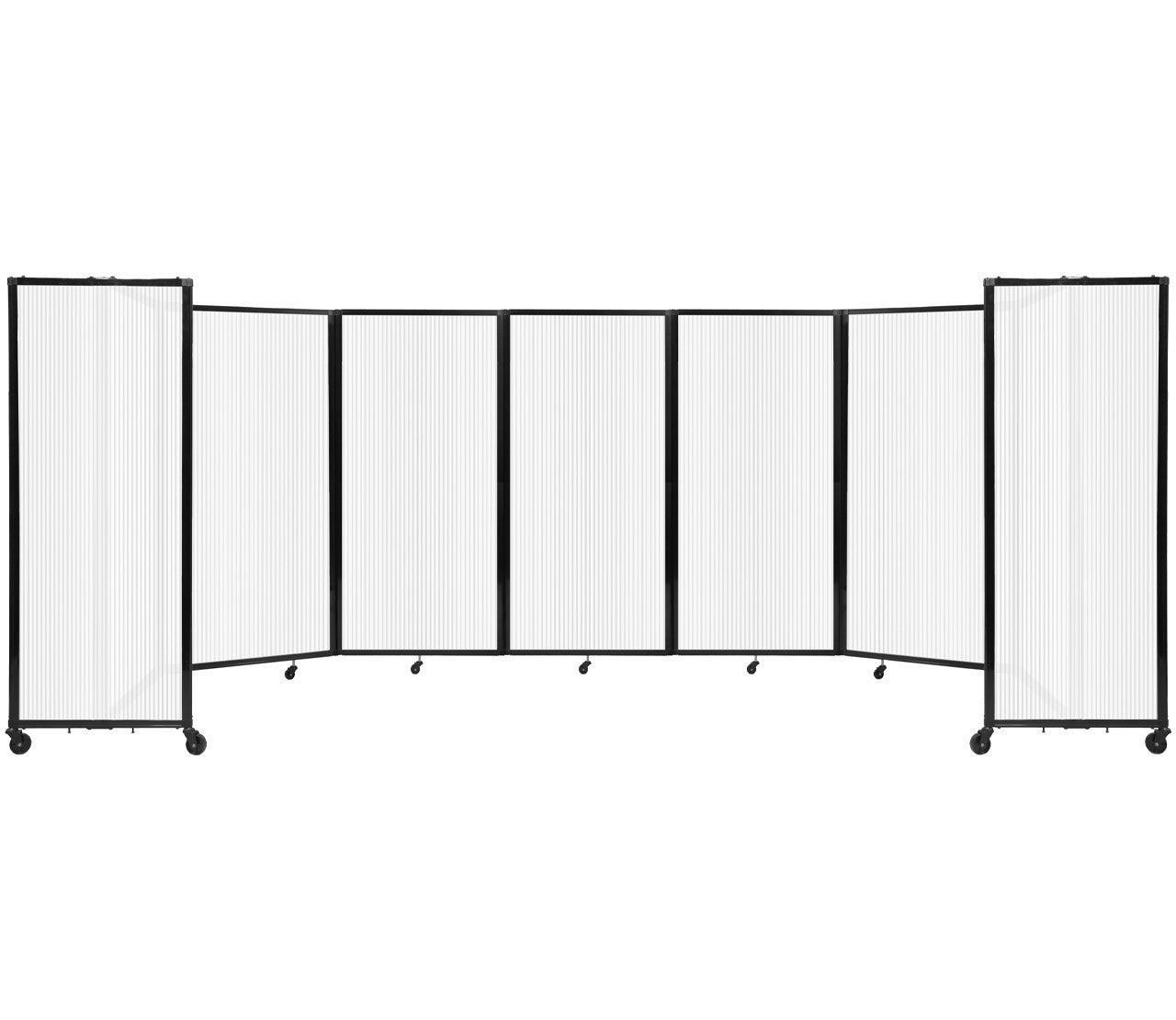 Polycarbonate Room Divider 360 Folding Portable Partition