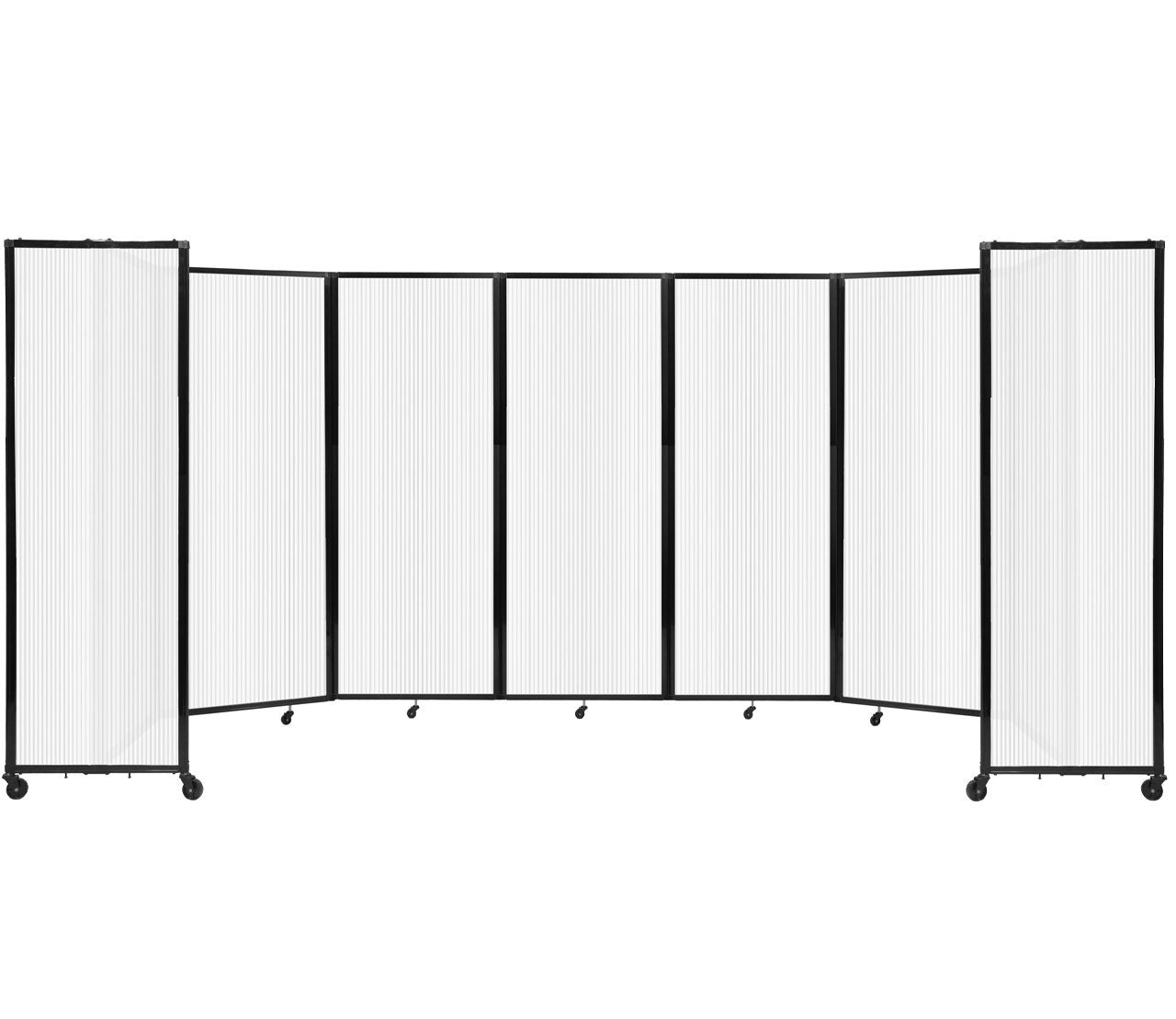Polycarbonate Room Divider 360 Folding Portable Partition