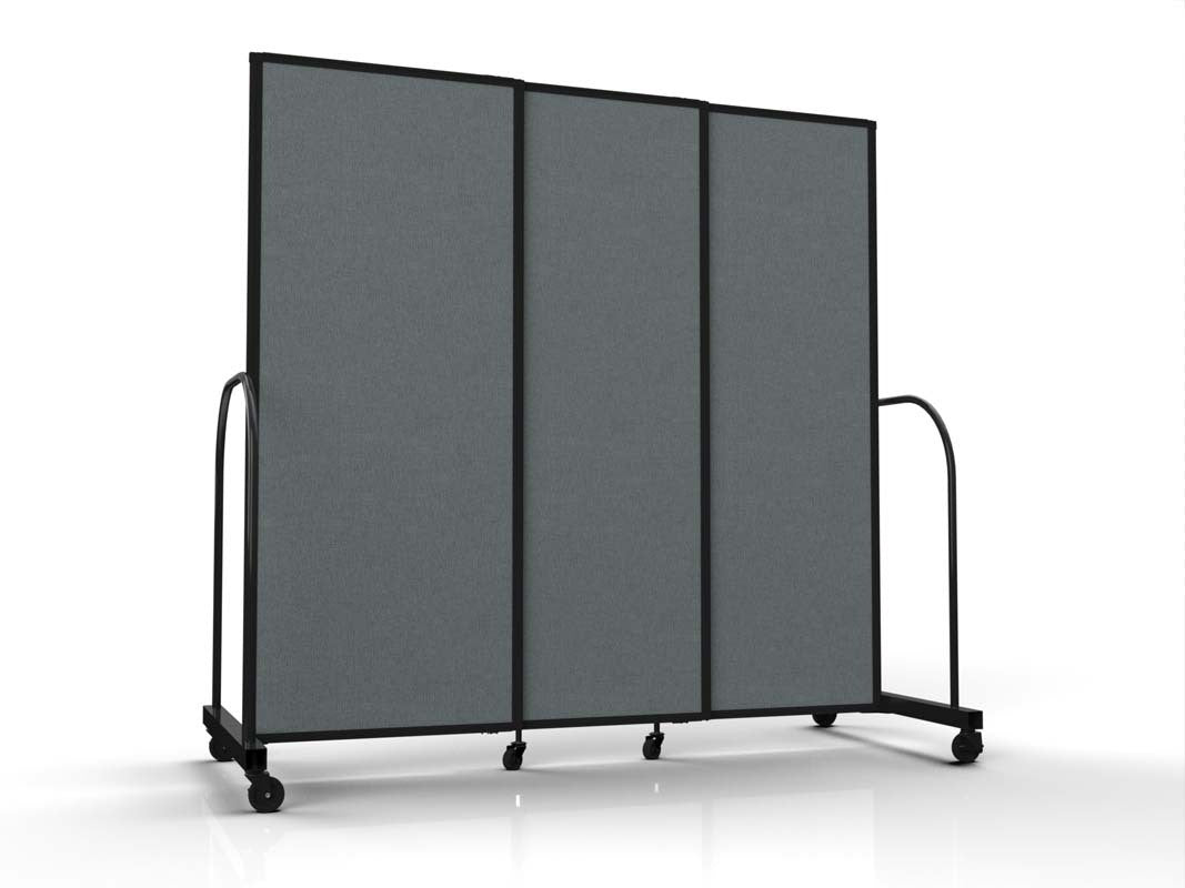 Straightflex Sliding Divider Freestanding - Fabric